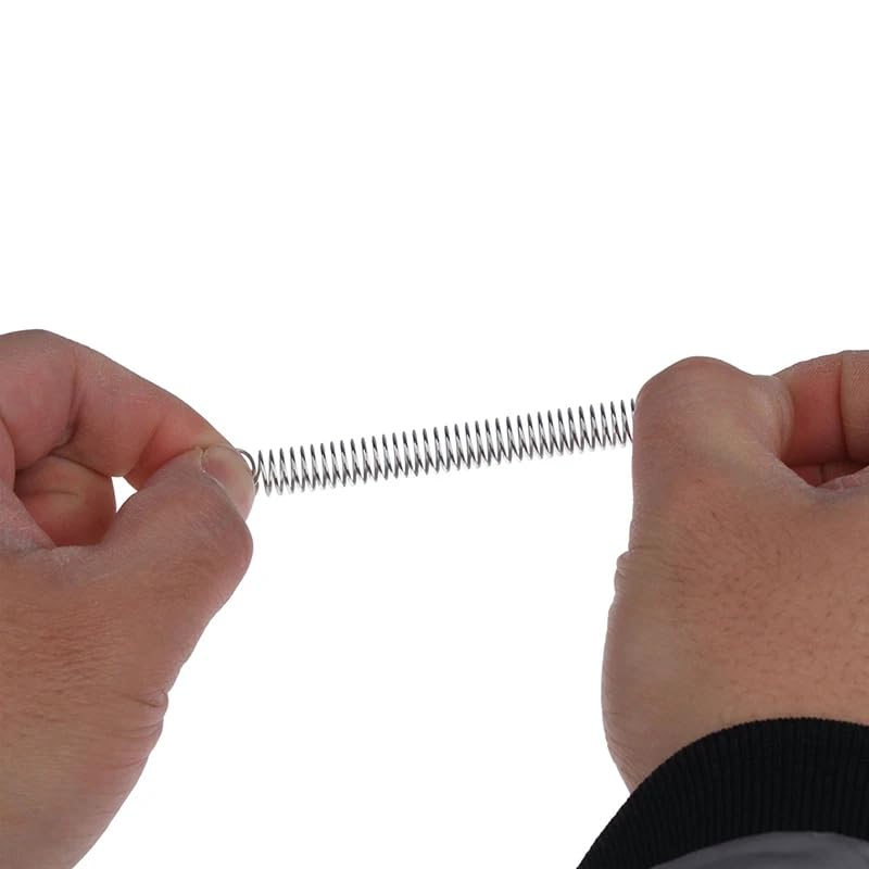 200 Piece Metal Spring Set Assortment Kit: Compression, Tension, Extension & Spiral Springs with Storage Case