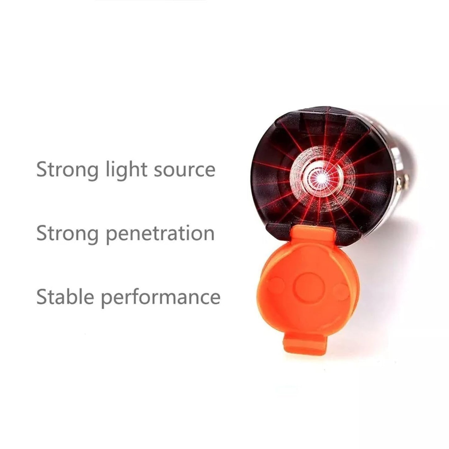 30km Fibre Optic Cable Visual Fault Locator Tester Meter with 2.5mm Universal Connector for FC/SC/ST Connections – Red Light VFL Pen, Fiber Network Cable Adapter Test Kit, Light Source Tester
