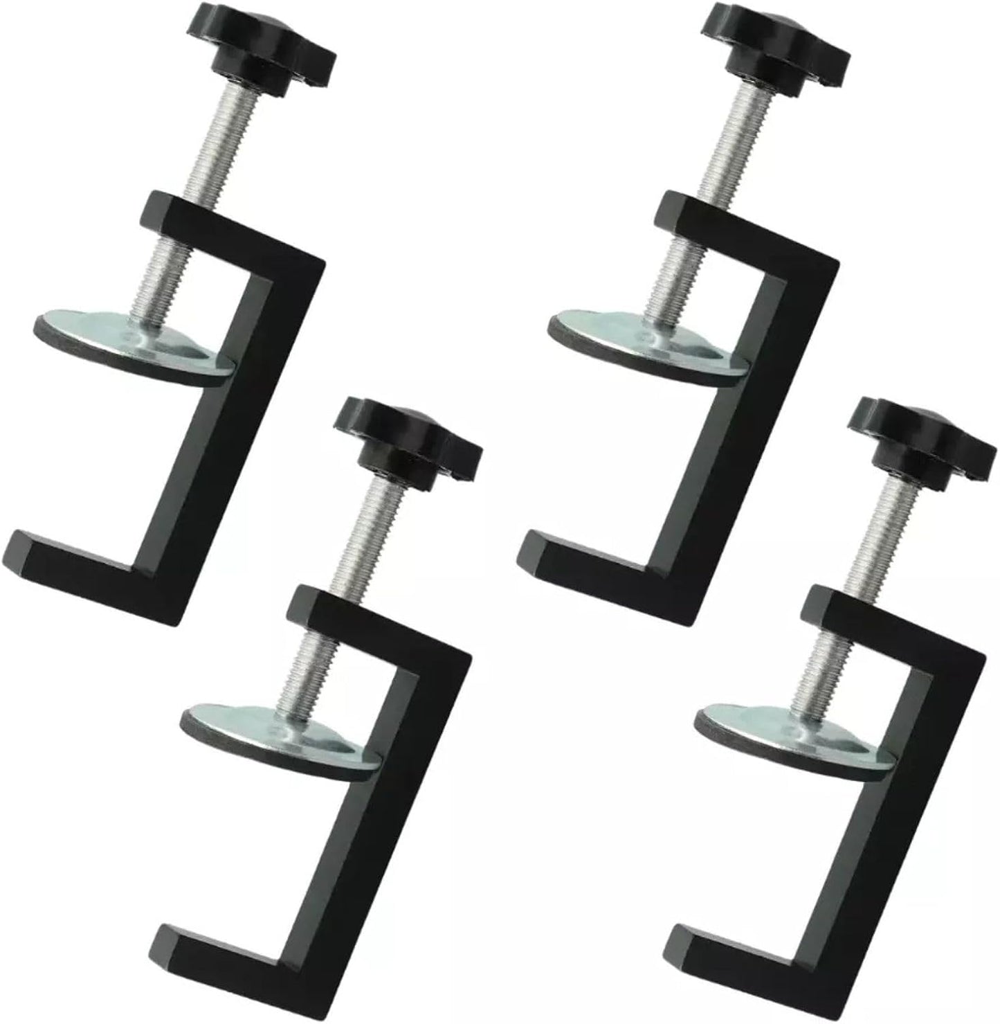 Adjustable G Clamps for Woodwork Carpentry Mini Screw Table C Clamps (4pcs)