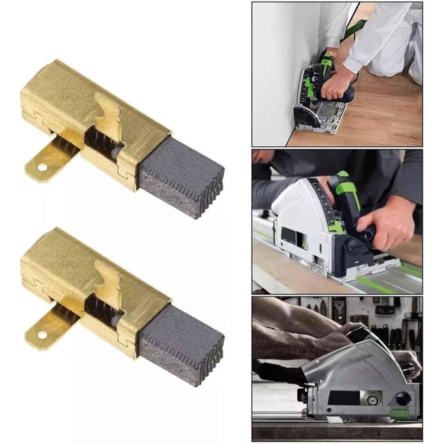 2pcs 491704 Carbon Brushes for Festool TS 55 F EBQ 230V TS75 AP55EB AP65EB AT55E & AT65EB