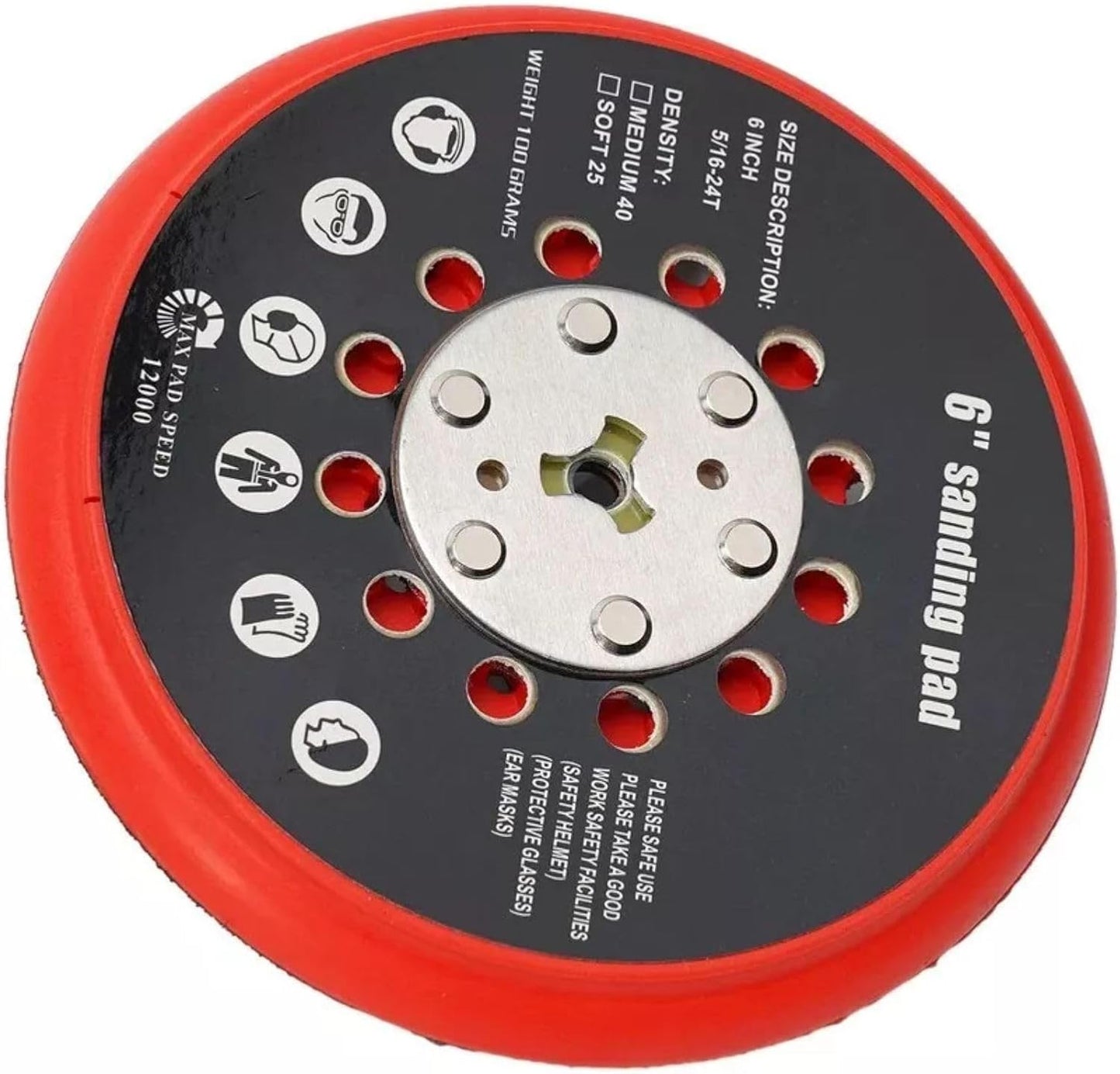 Medium Multihole Backing Pad for Bosch 2608900007 // GET 75-150 GEX 34-150