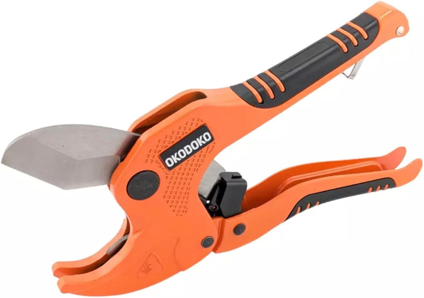 Ratcheting Pipe Cutter 42mm Max Diameter for PVC, PEX & PPR Plastic Pipe/Hoses