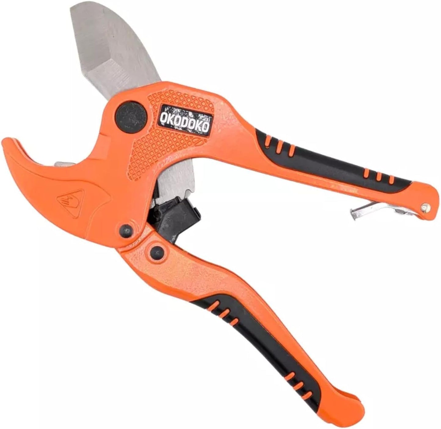 Ratcheting Pipe Cutter 42mm Max Diameter for PVC, PEX & PPR Plastic Pipe/Hoses