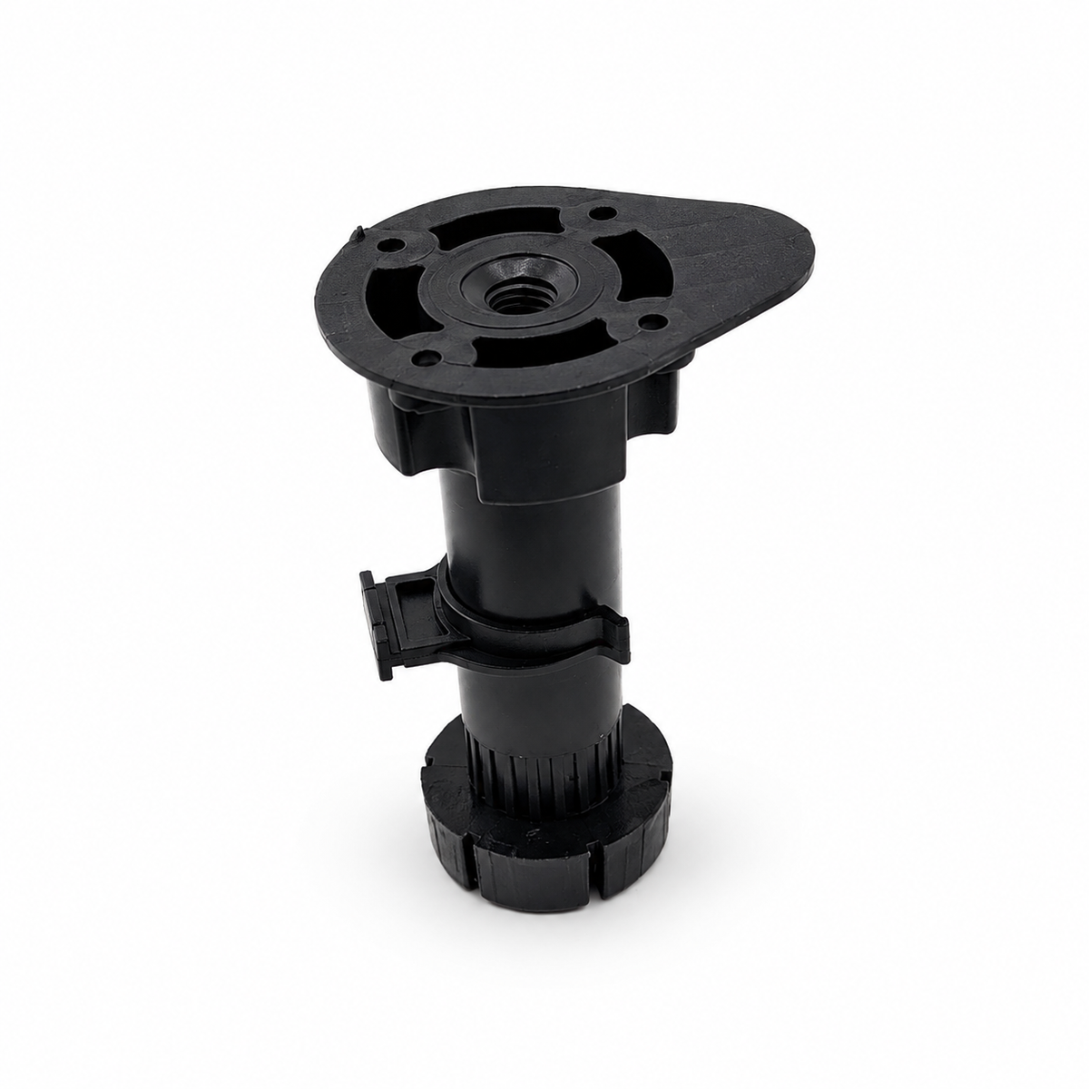4 black adjustable kitchen unit cabinet legs, 120mm to 150mm height