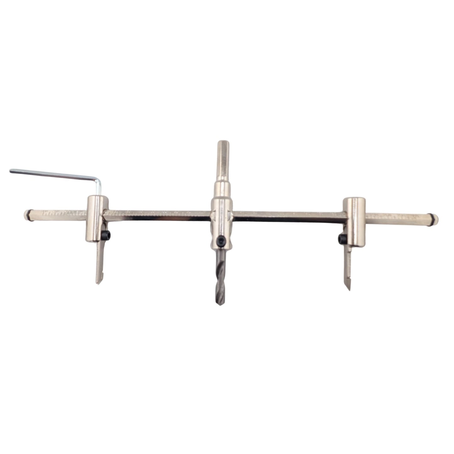 Alloy Circle Cutter, 30-300mm Adjustable Hole Saw Drill Bit for Woodworking & Plastic
