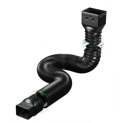 Expandable flexible 150cm guttering drain pipe, rainwater downspout extension