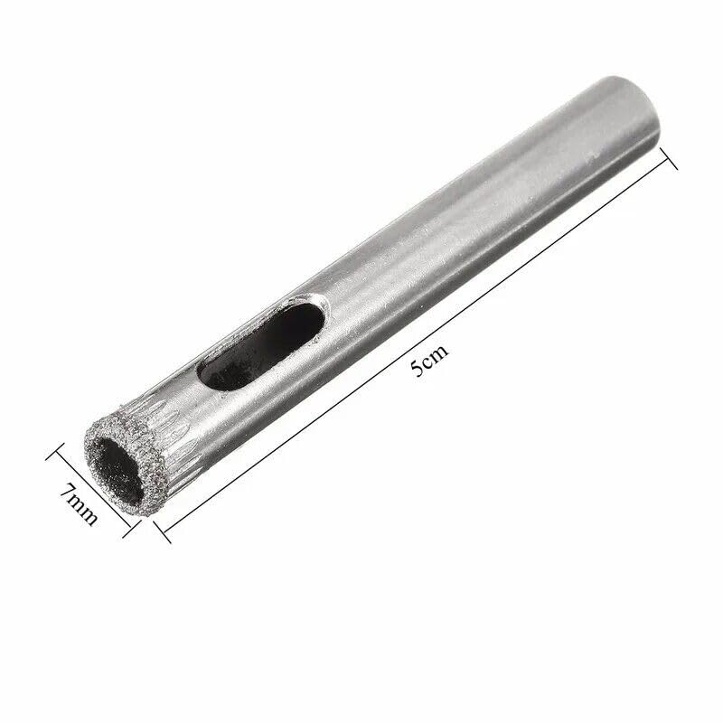 10PCS 6mm Diamond Coated Hole Saw Drill Bits for Glass Ceramic Tile Marble Rock