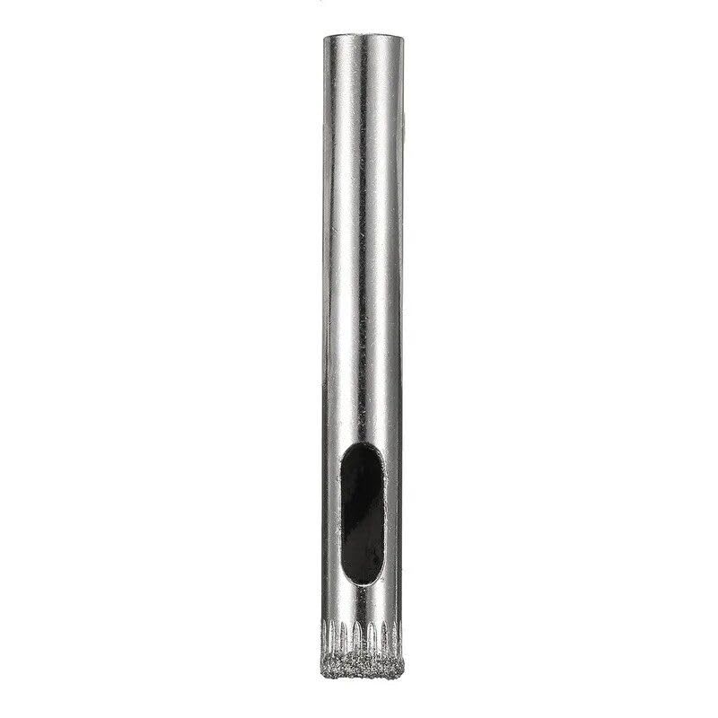 10PCS 6mm Diamond Coated Hole Saw Drill Bits for Glass Ceramic Tile Marble Rock