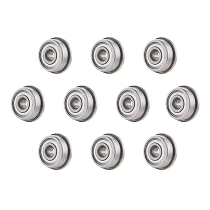 10pcs F623ZZ Flange Deep Groove Ball Bearing 3x10x4mm Shielded Chrome Bearings