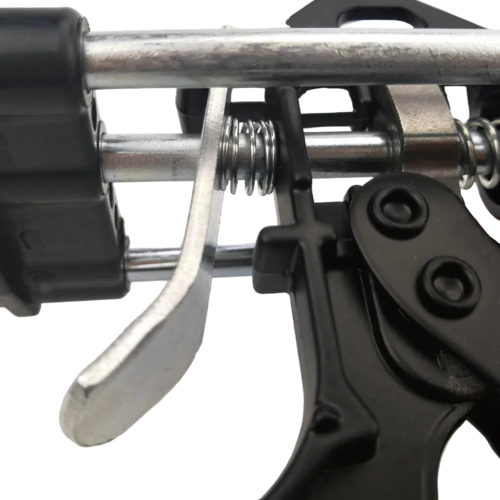 Red manual dual component epoxy cartridge caulk gun adhesive applicator