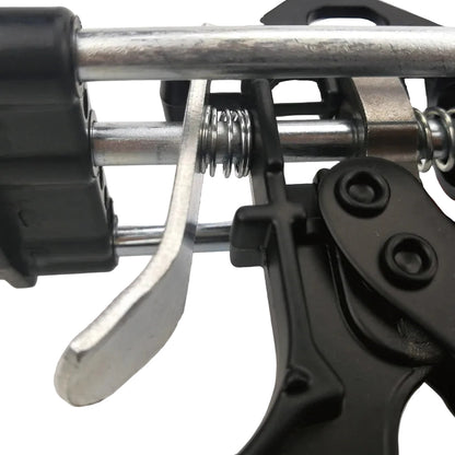 Red manual dual component epoxy cartridge caulk gun adhesive applicator