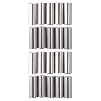 20 Pack of M8 Round Coupling Nuts - 304 Stainless Steel Connector Nut 30mm (1.17inch) Length