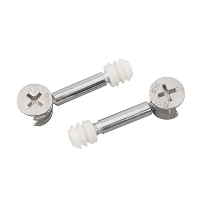 20 Sets Flat Pack Furniture Connector Cam Bolt Nut Dowel Fixing Screws - Locking Fittings & 35mm Connecting Rod Bolts for Cabinet Wardrobe & Drawer Assembly