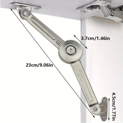 4 pack lift up strut lid flap stay support hinges for cupboards and cabinets