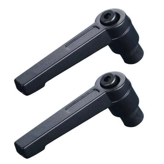2pcs Set of M8 Thread Machinery Adjustable Clamping Knob Lever Locking Handle