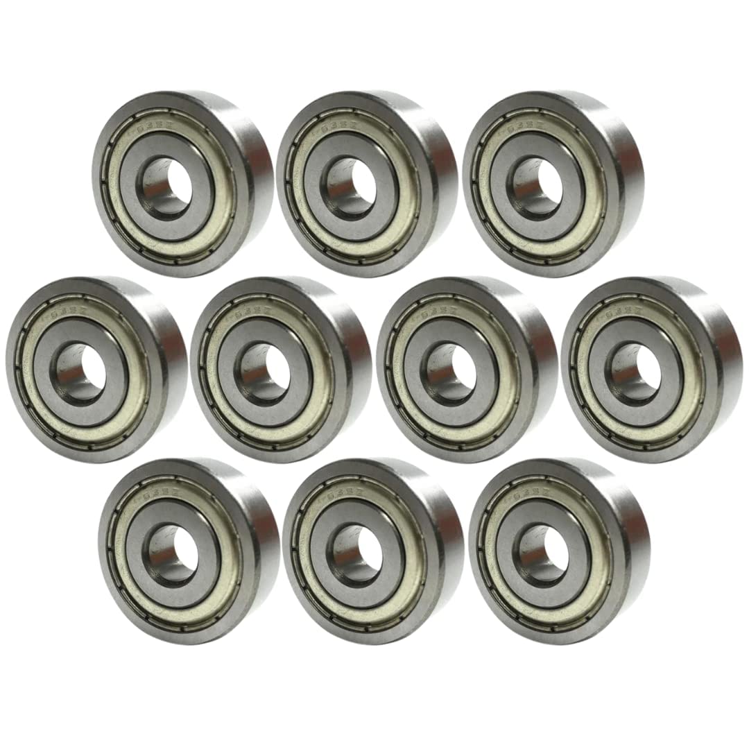 10 Pack of 635Z Deep Groove Ball Bearing Single Shield 5mm x 19mm x 6mm 60035