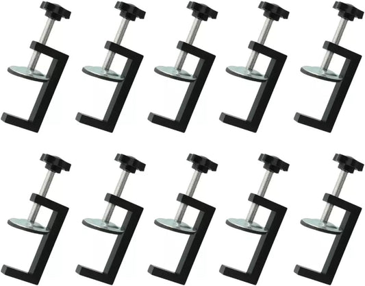 Adjustable G Clamps for Woodwork Carpentry Mini Screw Table C Clamps (10pcs)