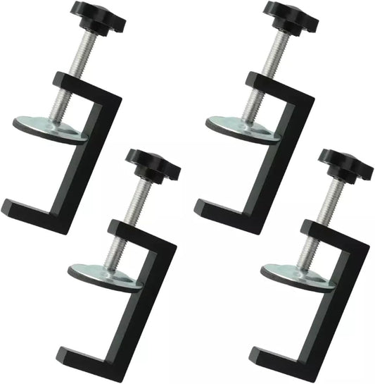 Adjustable G Clamps for Woodwork Carpentry Mini Screw Table C Clamps (4pcs)