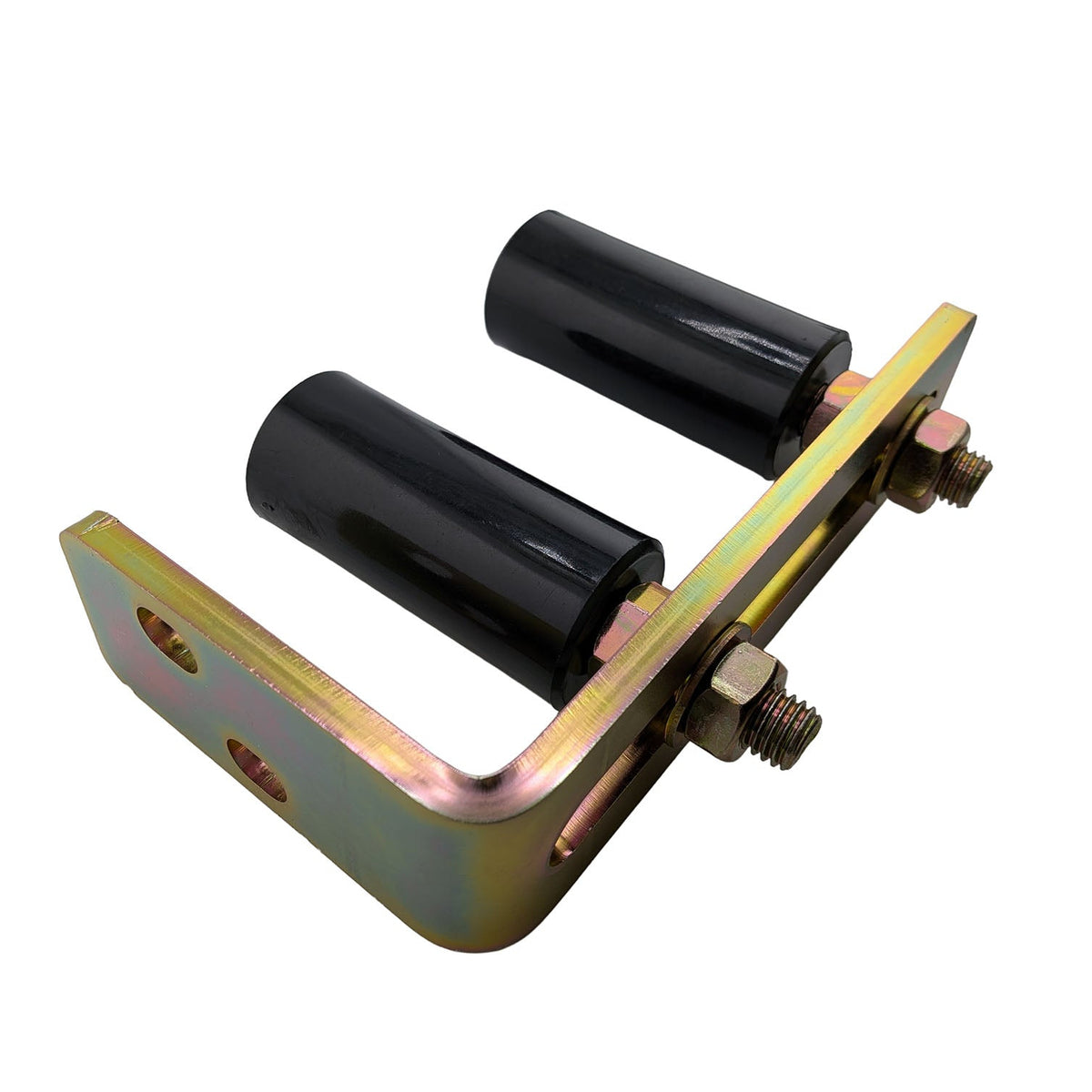Adjustable 3 inch sliding gate nylon roller guide with L-shaped bracket