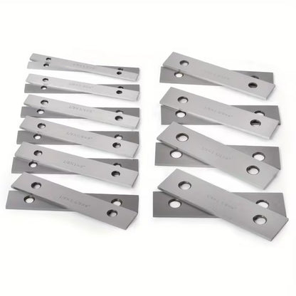 Thin parallel bar set, 10 pairs of parallel blocks, 0.0005 inch accuracy, for lathe and milling