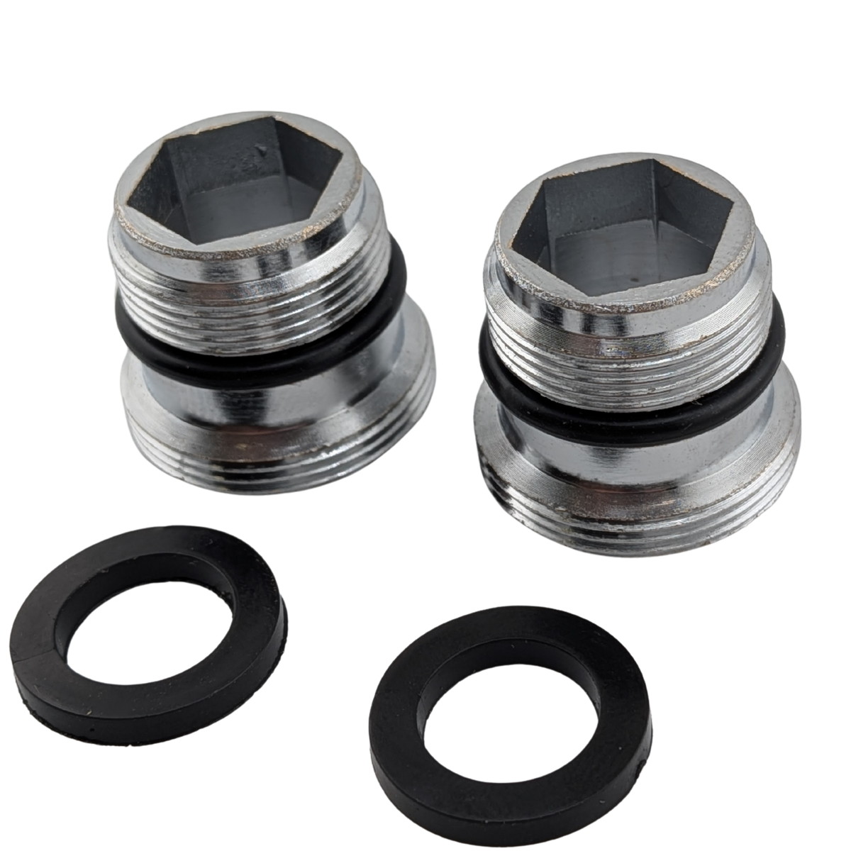 2 pack M18.5 to M22 male to male adapters for Ikea taps