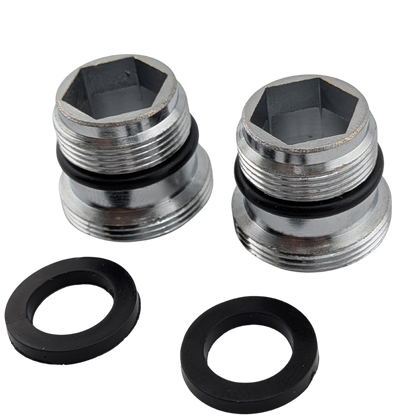 2 pack M18.5 to M22 male to male adapters for Ikea taps
