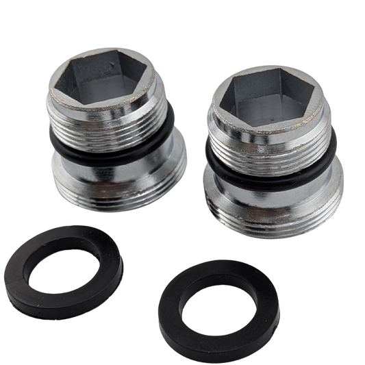 2 pack M18.5 to M22 male to male adapters for Ikea taps