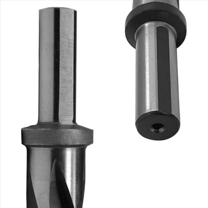 Heavy Duty 5/8" Spiral Flute Hole/Pipe Reamer with 1/2 inch Shank, M2 HSS Bridge Construction Taper Chucking Drill Bit Car/Maintenance Reamer for Metal, Steel, Alloy, Aluminium, Copper & Plastic