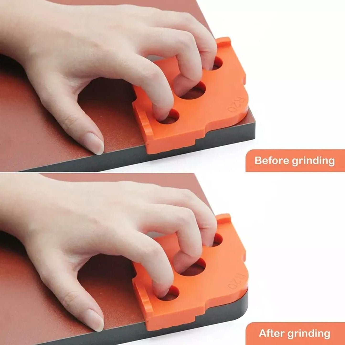 Multi-Sided Set of Corner Routing Radius Jig Router Templates | Sizes: R5 R10 R15 R20 R25 R30 R35 R40