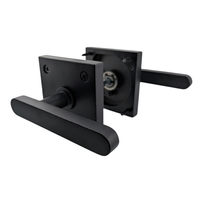 Double Side Auto Gate Latch, Heavy Duty Aluminium Garden Gate Latch for Wooden Gates