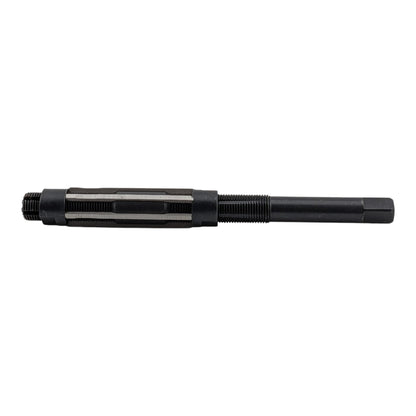 Adjustable HSS H8 hand reamer, 23 to 26mm, 6 straight flutes