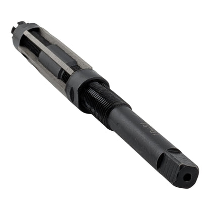 Adjustable HSS H8 hand reamer, 19 to 21mm, 6 straight flutes