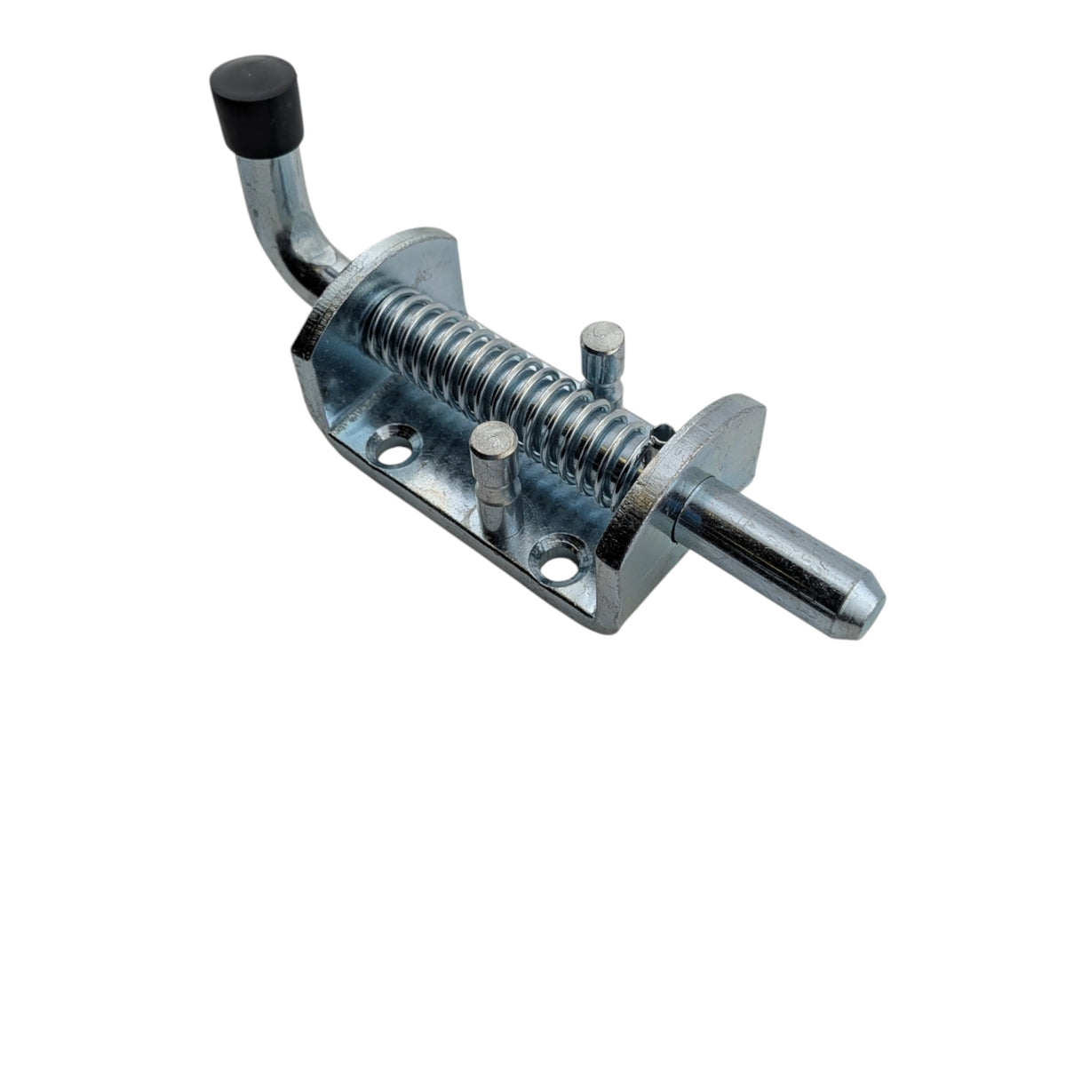 4 silver spring loaded carbon steel barrel bolt latches 12x135mm for doors