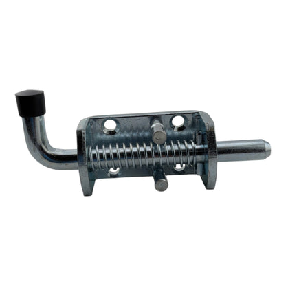 4 silver spring loaded carbon steel barrel bolt latches 12x135mm for doors