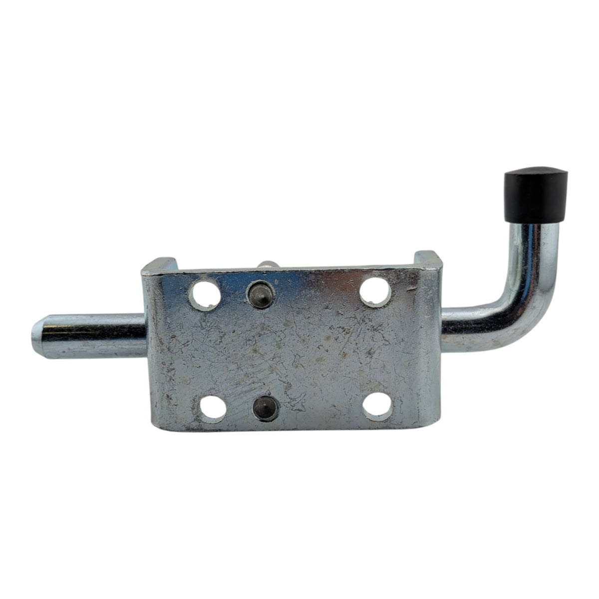 4 silver spring loaded carbon steel barrel bolt latches 12x135mm for doors