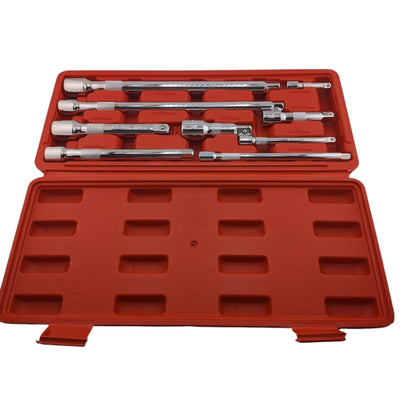 Wobble Extension Bar Set 9PCs, Wobble Socket Extensions, 1/4 3/8 1/2 Drive Socket Extension