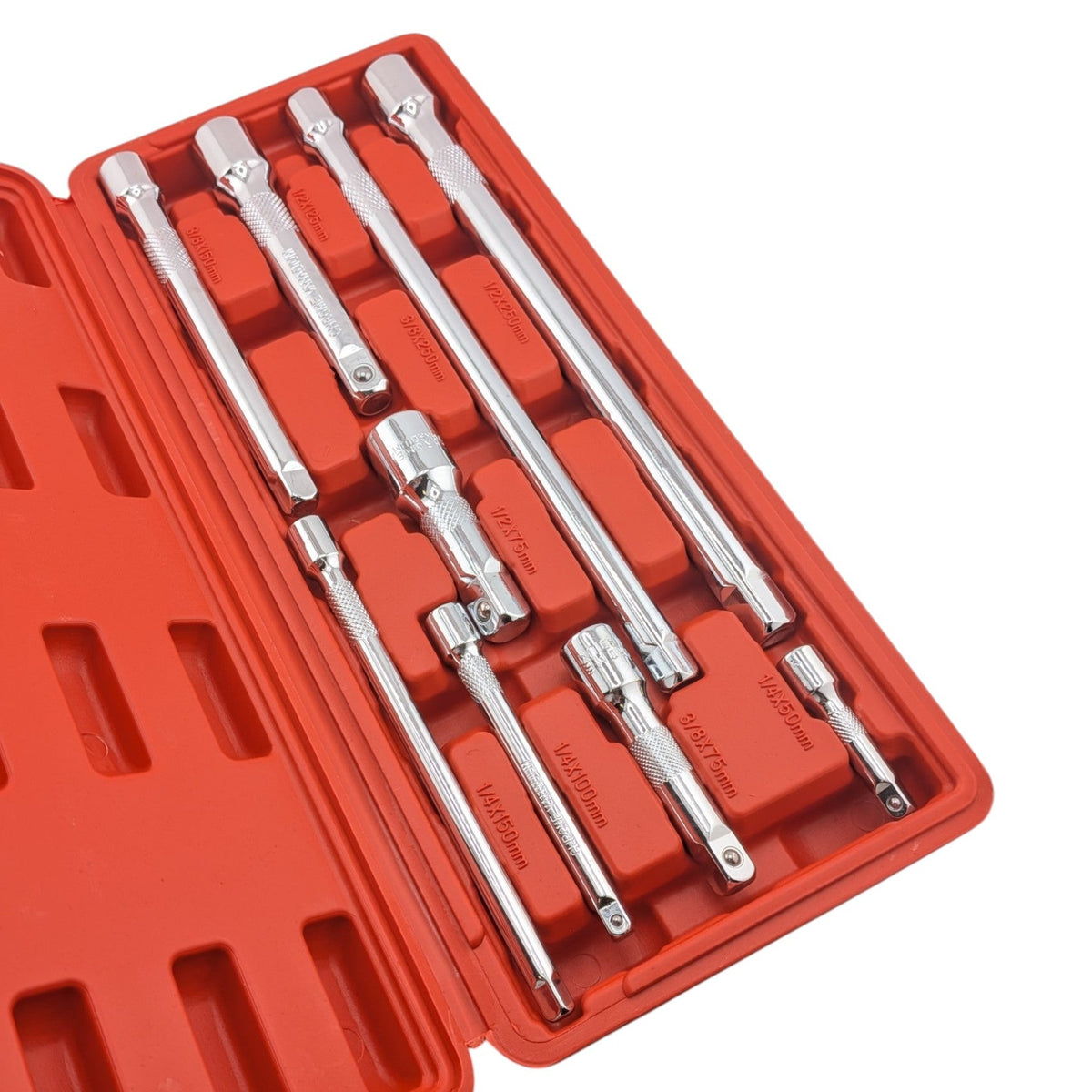 Wobble Extension Bar Set 9PCs, Wobble Socket Extensions, 1/4 3/8 1/2 Drive Socket Extension