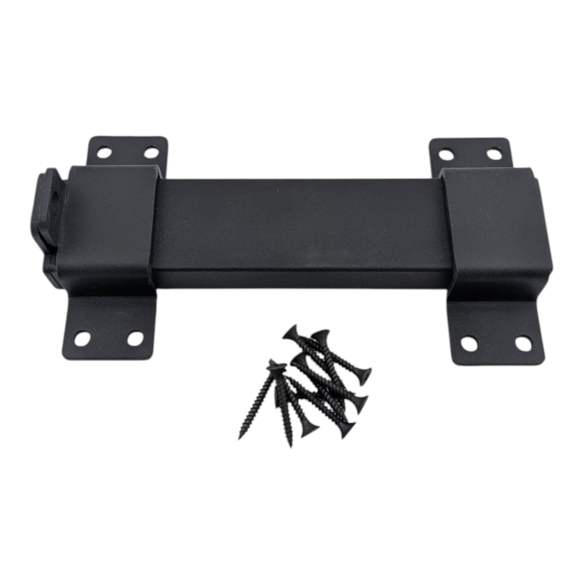 Heavy duty outdoor gate latch sliding bolt lock with padlock hole