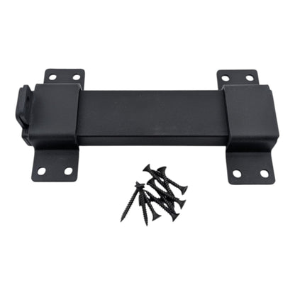 Heavy duty outdoor gate latch sliding bolt lock with padlock hole
