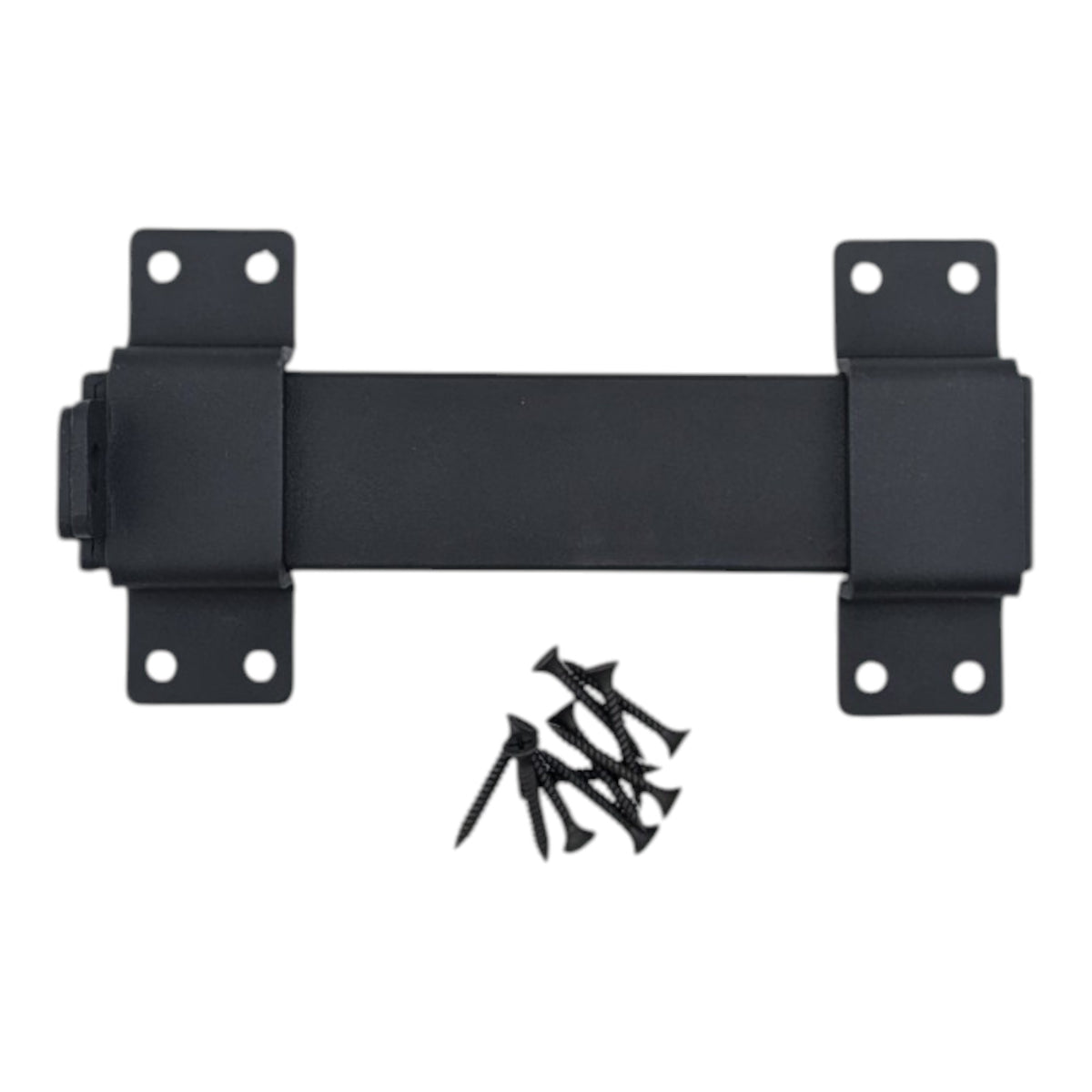 Heavy duty outdoor gate latch sliding bolt lock with padlock hole