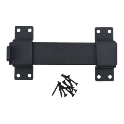 Heavy duty outdoor gate latch sliding bolt lock with padlock hole