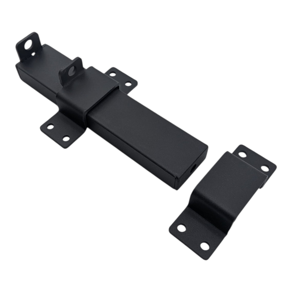 Heavy duty outdoor gate latch sliding bolt lock with padlock hole