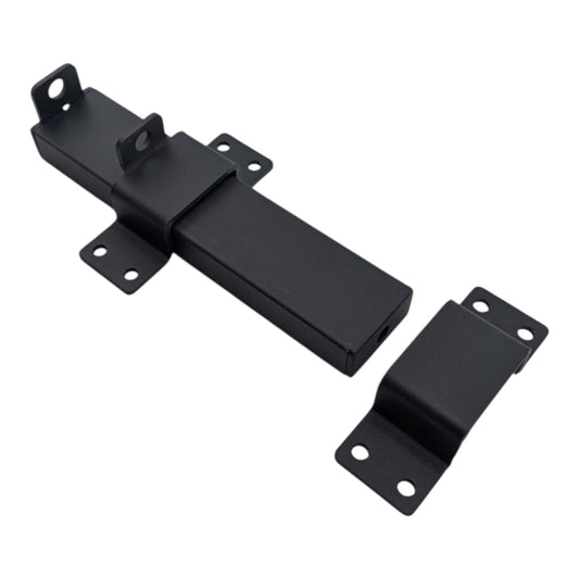 Heavy duty outdoor gate latch sliding bolt lock with padlock hole