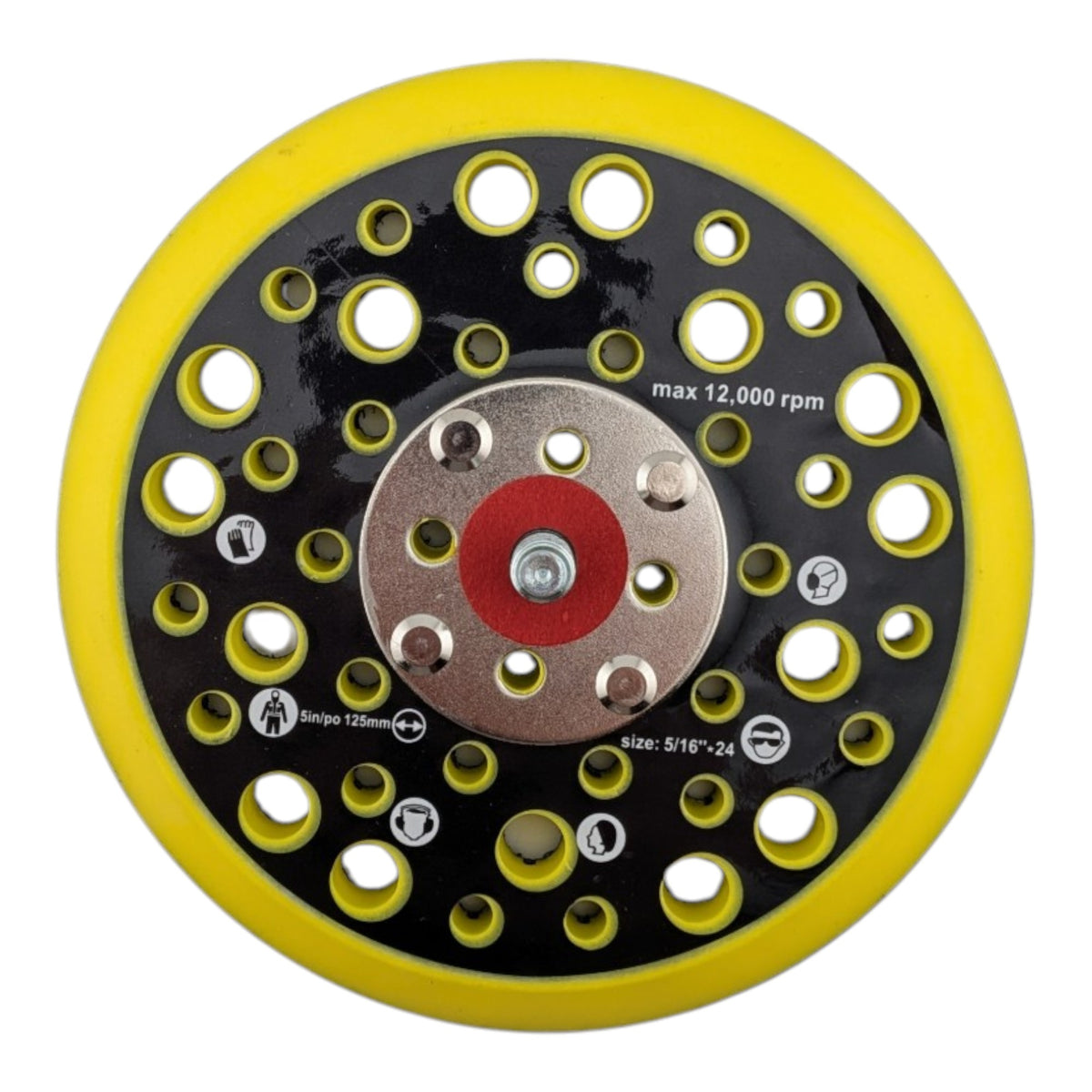 125mm 44 hole backing pad for Mirka Ceros and ROS 8295692111