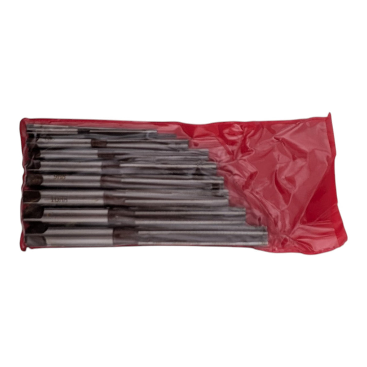 3mm to 12mm H8 hand reamer set, alloy tool steel, 6 straight flutes