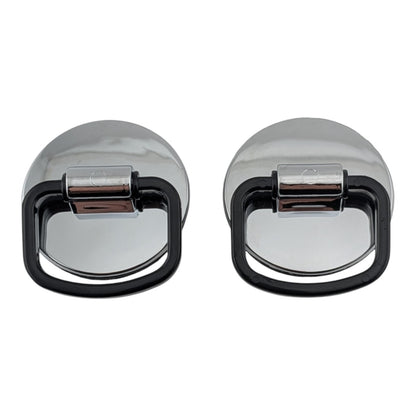 2 pack 46mm chrome kitchen sink plugs with pull handle