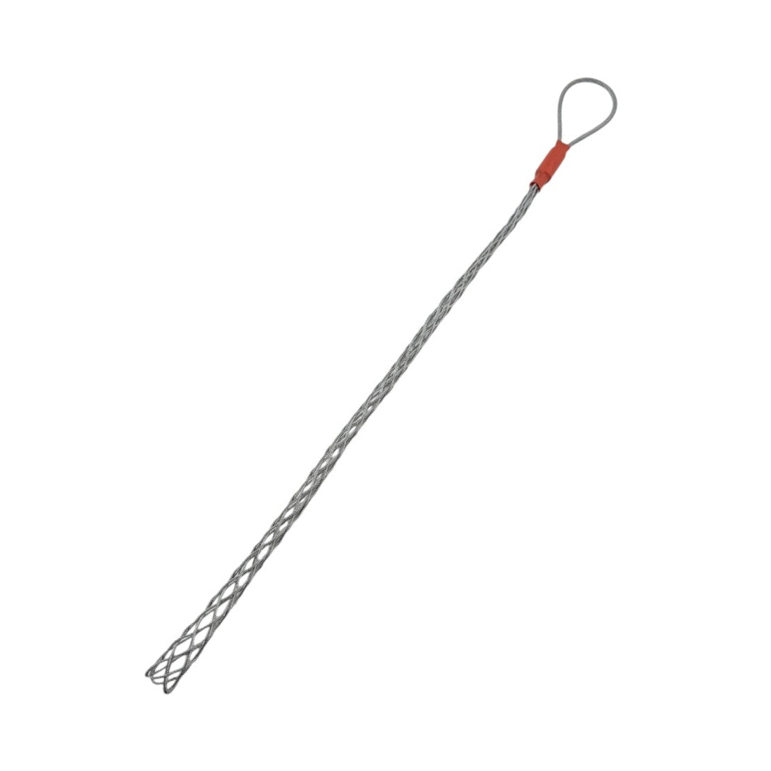 Anti-slip mesh cable pulling grip sock for rope and cable