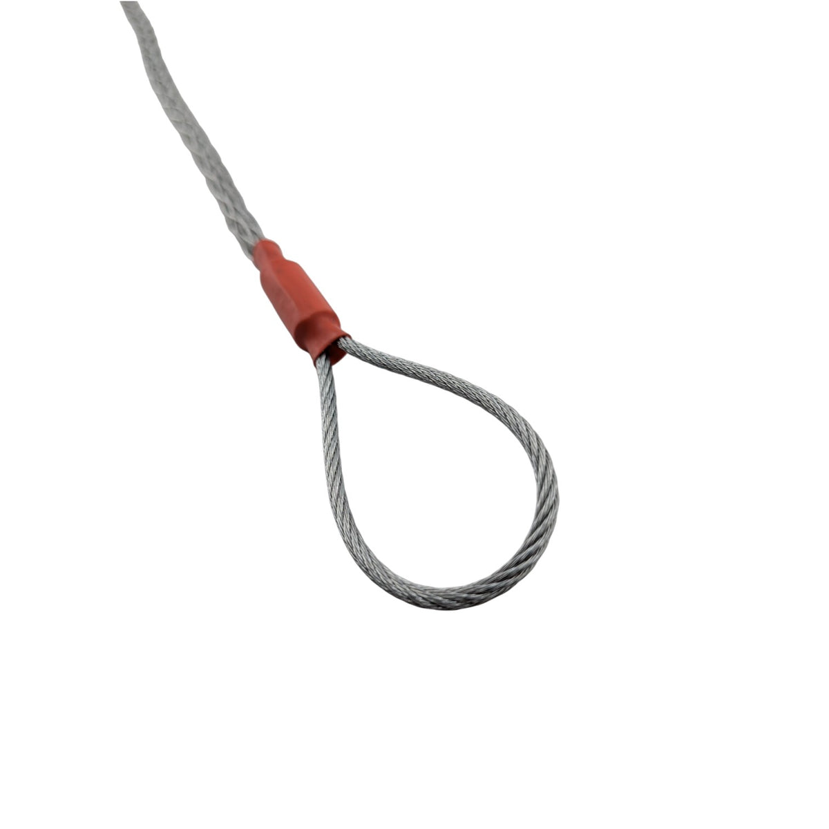 Anti-slip mesh cable pulling grip sock for rope and cable