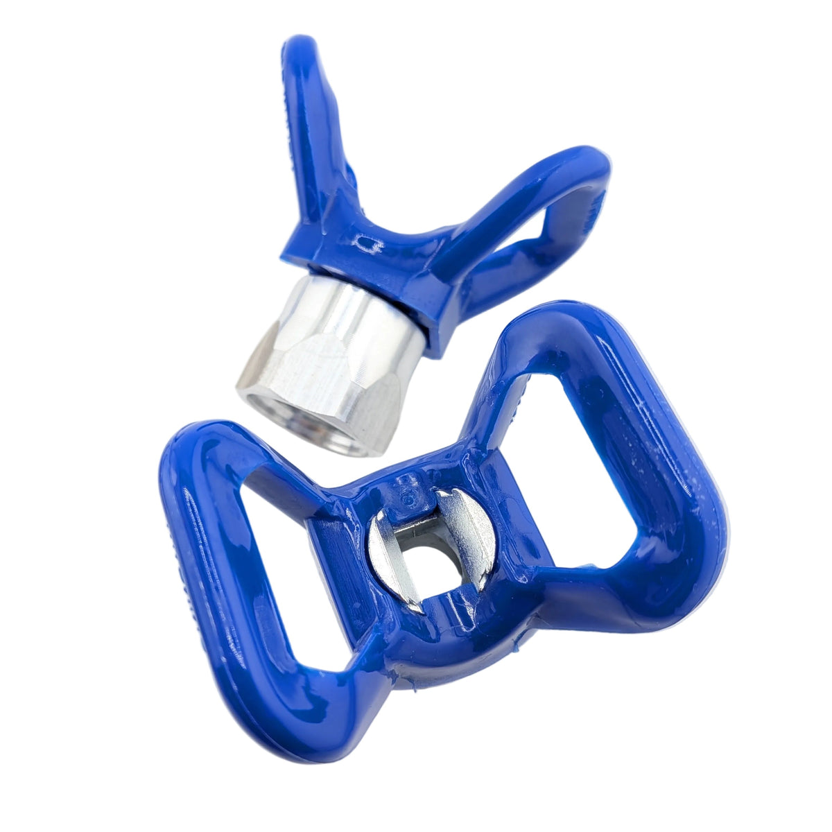 Reversible airless paint sprayer nozzle tips