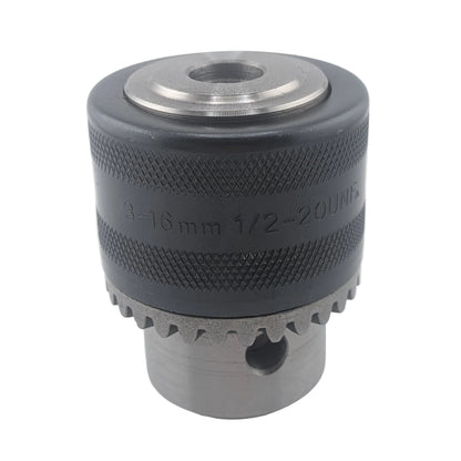 SDS to 1/2 inch drill chuck adaptor, 3 to 16mm, with chuck key